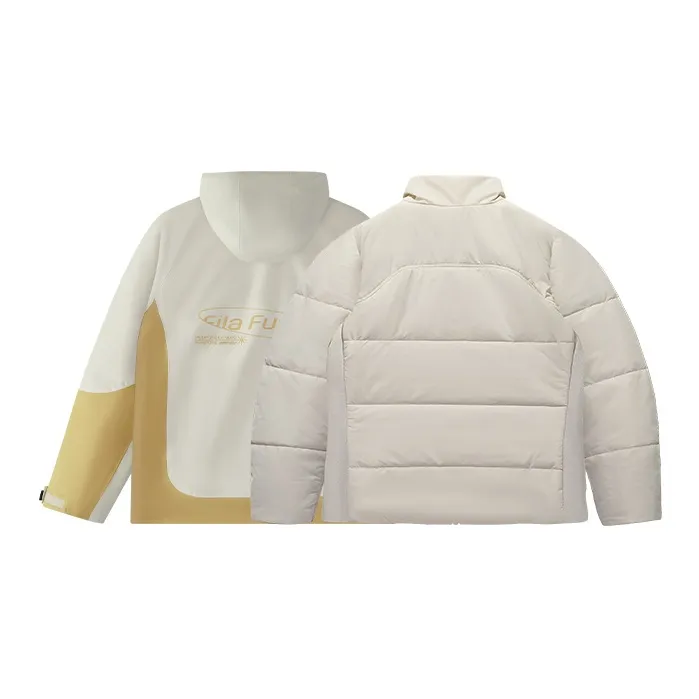 FILA FUSION Puffer Jacket Women's Ochre Yellow-1