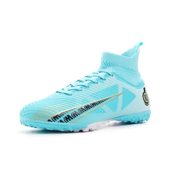 BIANSULONG FG Rubber Long Studs Soft Ground Cushioned Wear Resistant Coverage Soccer Shoes Unisex