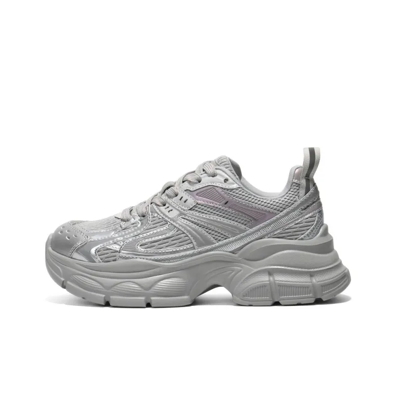 BELLE Wear-Resistant Low-Top Chunky Sneakers Women's-0