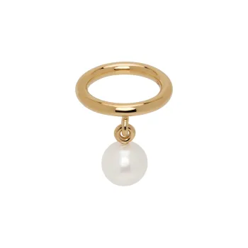 SOPHIE BILLE BRAHE Recycled 14K Gold Freshwater Pearl Rings Women's Gold