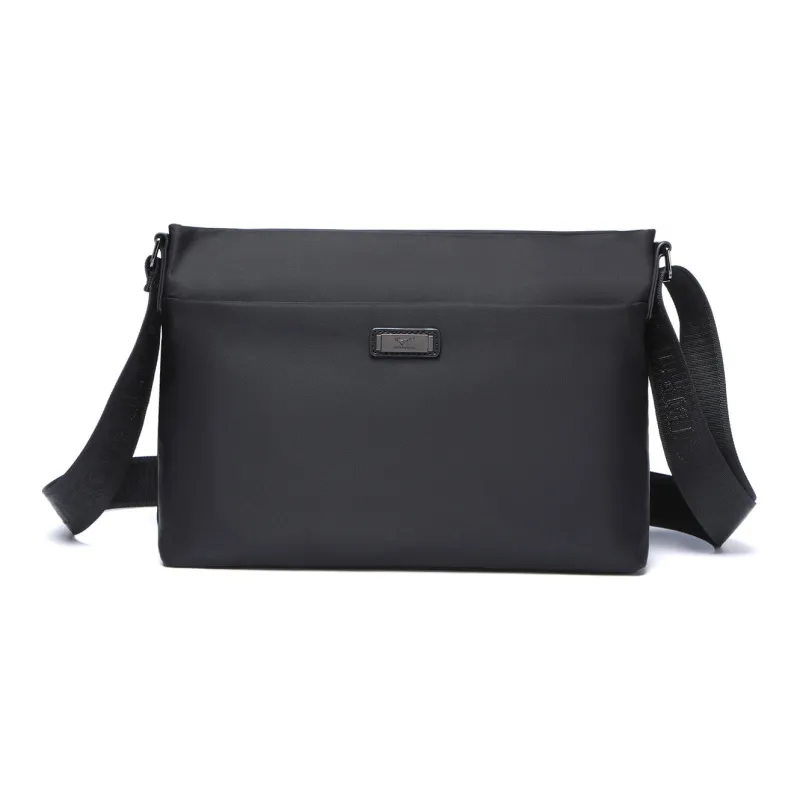 SEPTWOLVES Fabric Shoulder Bag Crossbody Bag Men's Black-0