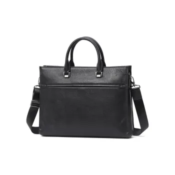 LARTIGENT Cow Leather Handbag Men's Black