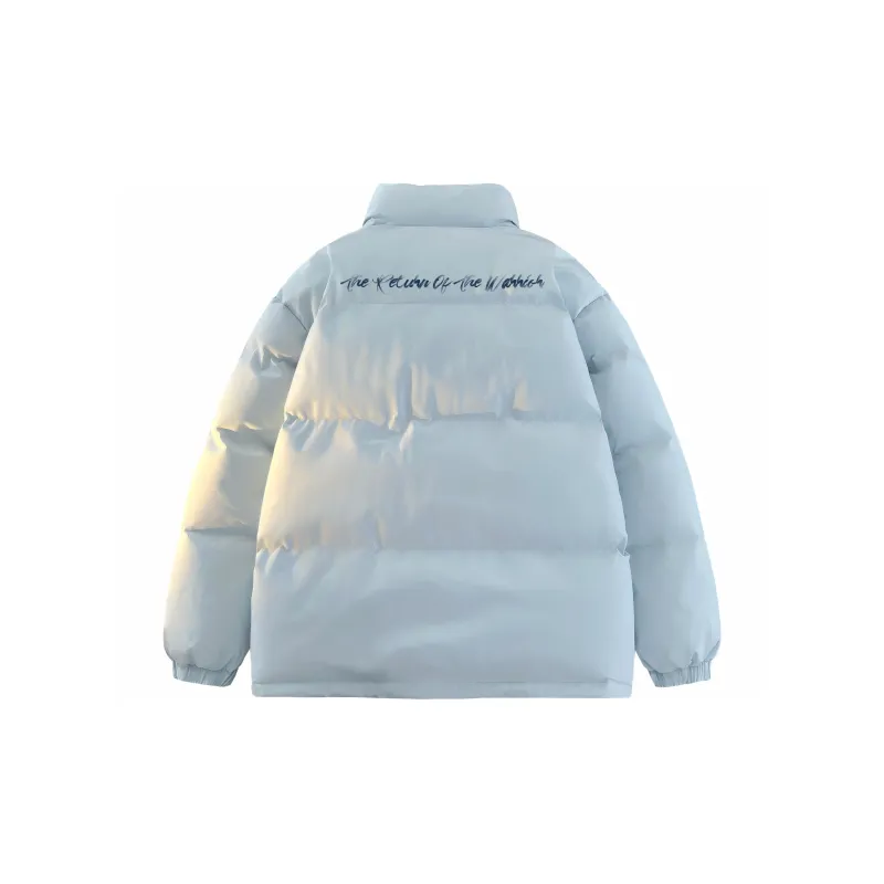 Warrior Ride The Wind Collection Open Ended Smile Collection Puffer Jacket Unisex-6
