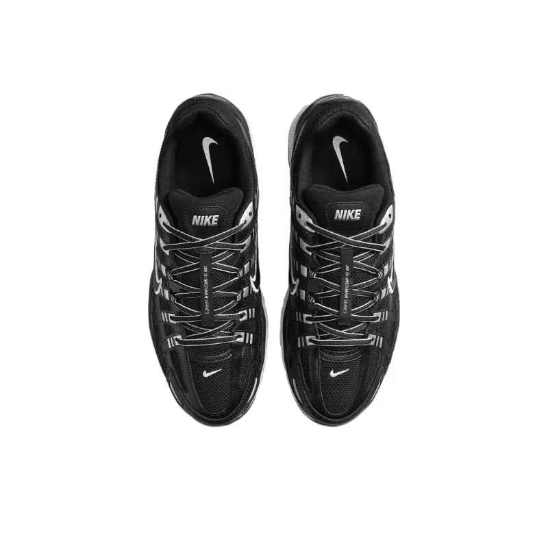 Nike P 6000 Black White Metallic Silver-3