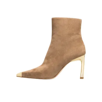 MICHAEL KORS Kasia Ankle Boots 8.9cm Women's Brown