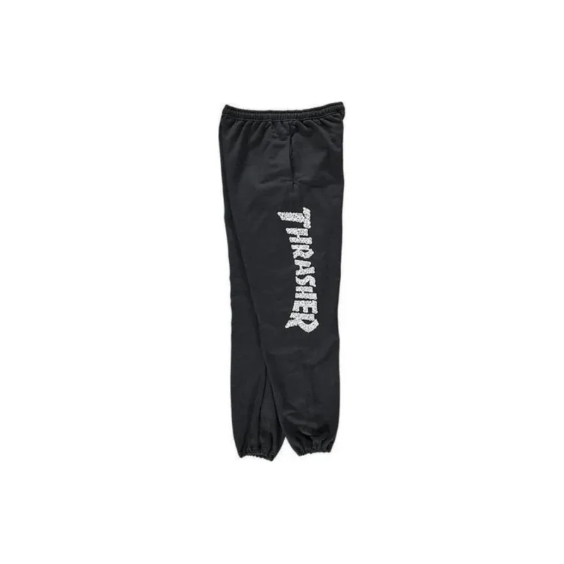 Thrasher Knitted Sweatpants Men Black-3