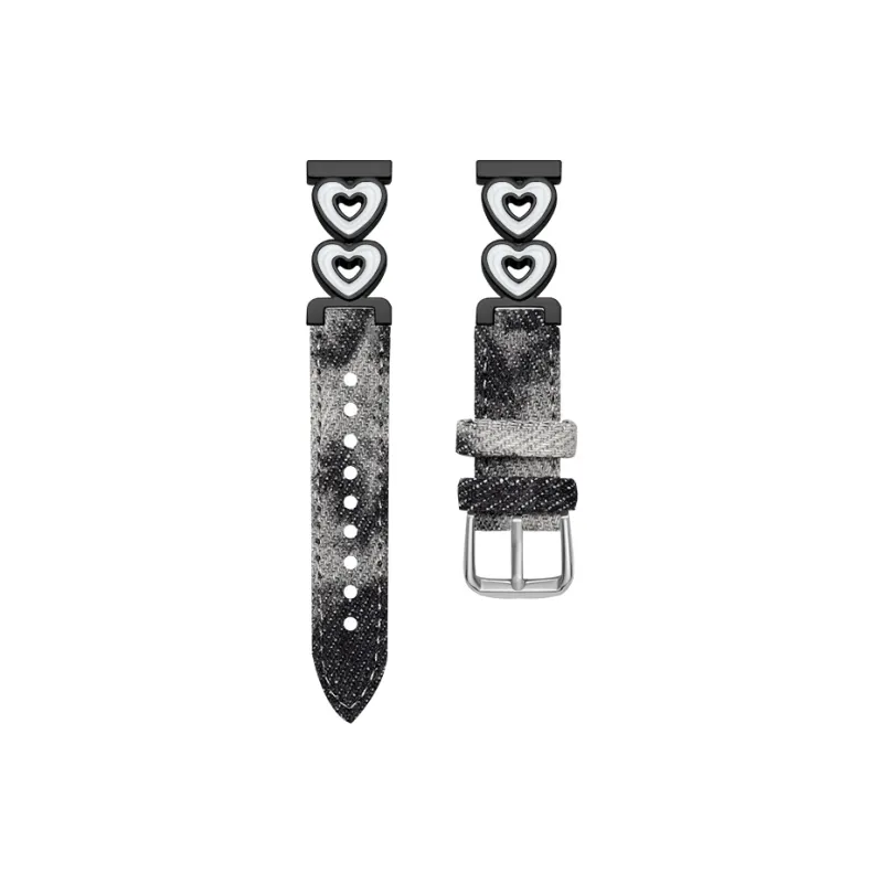 CHUANGYIDA Red Beige Compatibility Watch Band 145~210mm Canvas Material-3