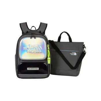 THE NORTH FACE Polyester Backpack Handbag Combo Set Kids' Gray
