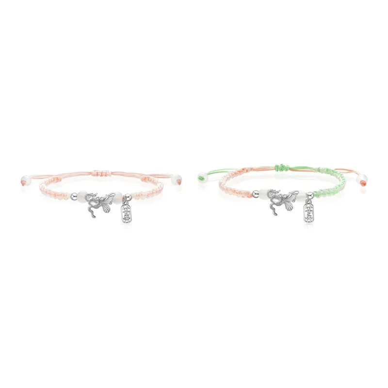 CANDY PLANET Colored Glaze Bracelets Unisex-4