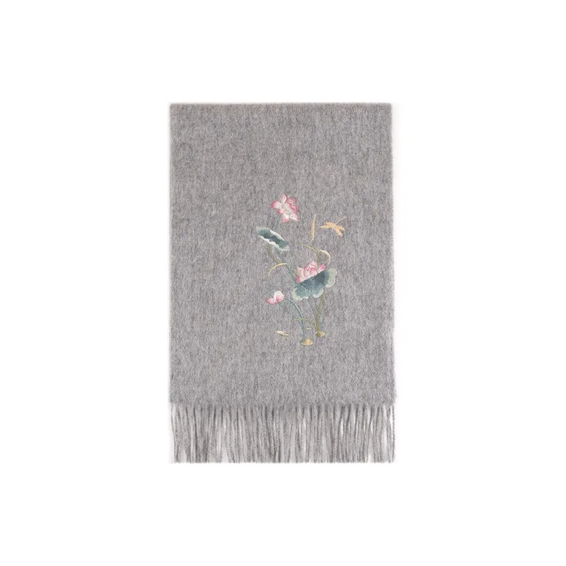 Shanghai Story Sheep Wool Knit Scarves Women's-3