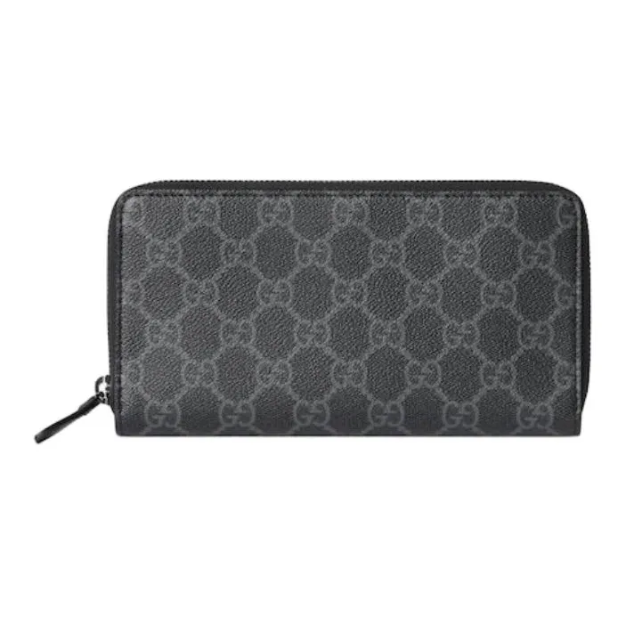 GUCCI GG Emblem Coated Fabrics Wallet Men's Black-0