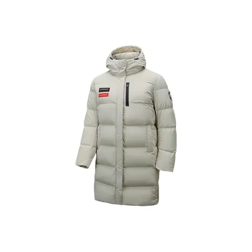 Anta Variety Training Collection Down Jacket Women's Sand Dune Gray