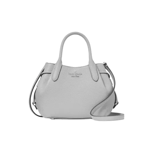 Kate Spade Cow Leather Dumpling Bag One Shoulder Handbag Mini Women's Mountain Gray
