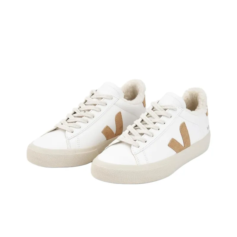 VEJA Campo Skateboard Shoes Unisex White-2