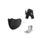 Australian Fleece Night Black+BKC Thermal Glove Black+Ace White Socks
