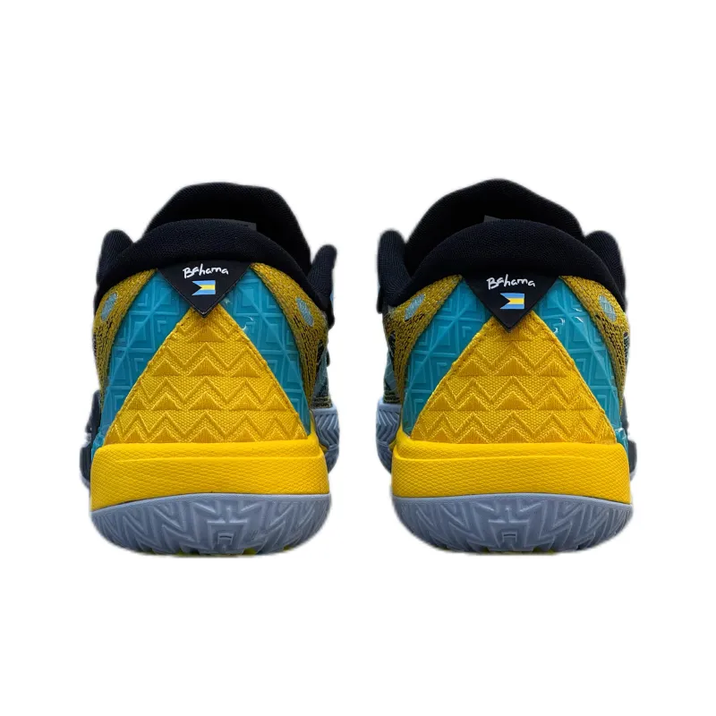 Anta Tide 6 Anti Slip Wear Resistant Low Top Basketball Shoes Men's Blue-3