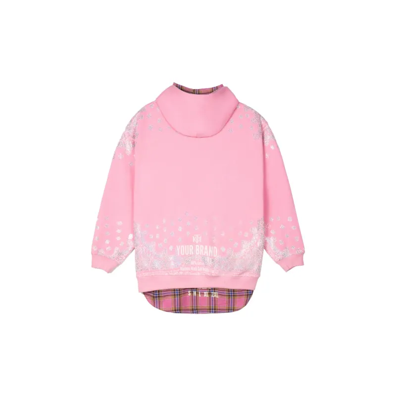 TCH Cropped Coats Unisex Pink-1