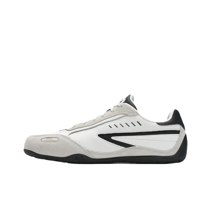 FILA Anti Slip Wear Resistant Low Top Skateboard Shoes Men's White-0