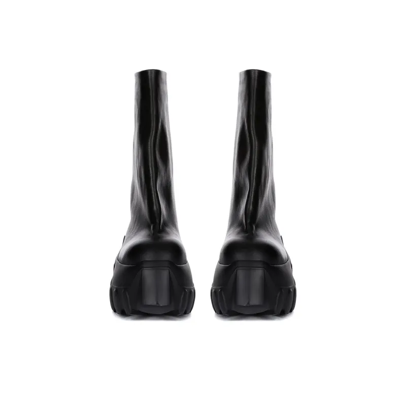 RICK OWENS/RO Hollywood Ankle Boots Men's Black-3