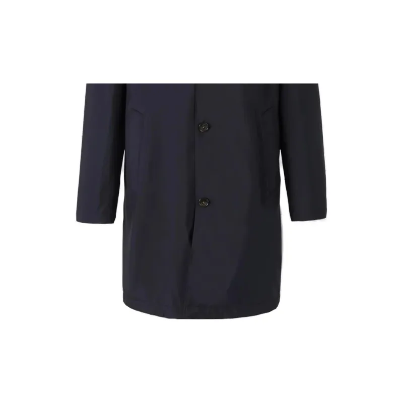 Loro Piana Contrasting Buttoned Coat-6