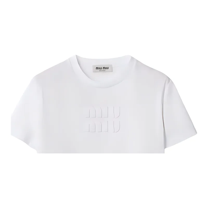 MIU MIU T Shirts Women's White-4