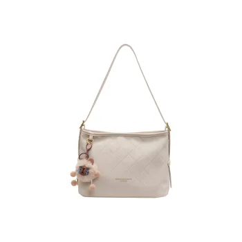HCXK Suede Shoulder Bag Women's Multicolor