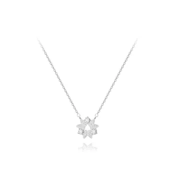 BLANK IN BLANK Sterling Silver Necklaces Women's Couple Bestie Girlfriend Birthday Girl