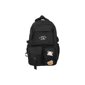 DCLOUD Nylon Backpack Unisex Black/White/Yellow/Red/Khaki/Blue