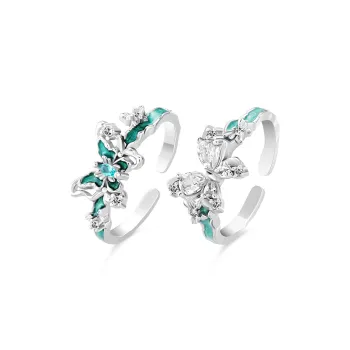 VIVIWELL S925 Silver Rings Unisex