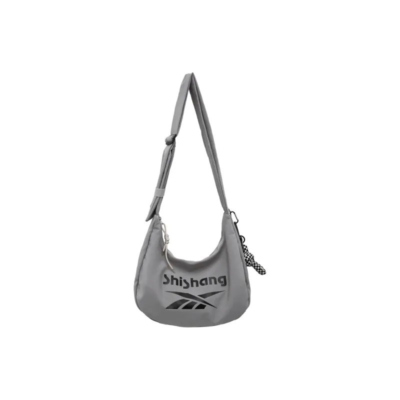 GOBLIN SHARKS 1759 Nylon Crossbody Bag Regular Unisex Ecru/Black/Red/Gray-15