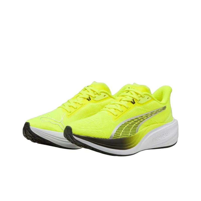 PUMA Darter Pro Anti Slip Wear Resistant Low Top Casual Running Shoes Unisex Yellow Black-2
