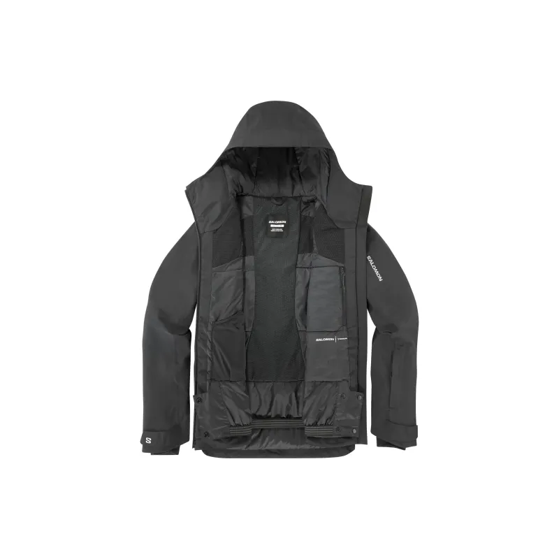 SALOMON Puffer Jacket Women's Black-1