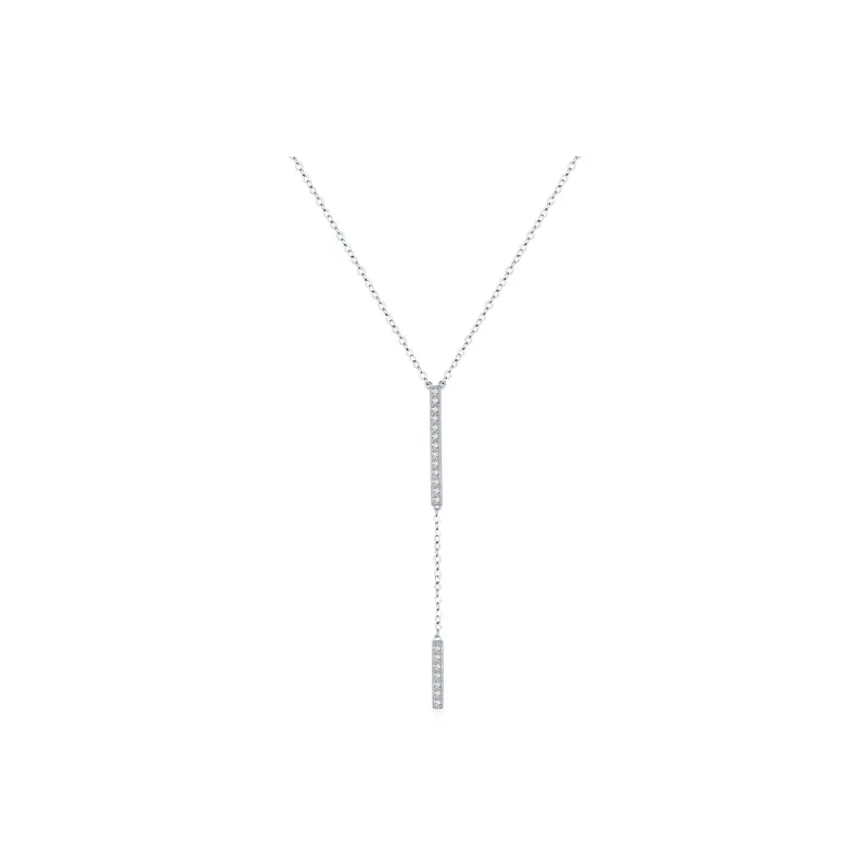 Colev Kie S925 Silver Necklace For The Fashionable Refined Box Women's-0
