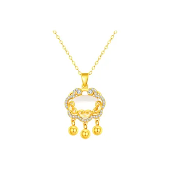 Chinese Jewelry Chalcedony Necklaces Women's