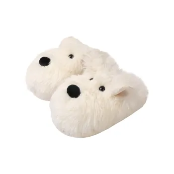 JOYTOUR Home Slippers White/Khaki
