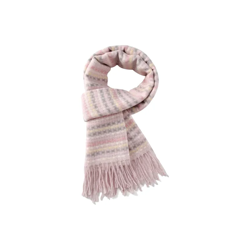 PLAN IN Knit Scarves Unisex-0