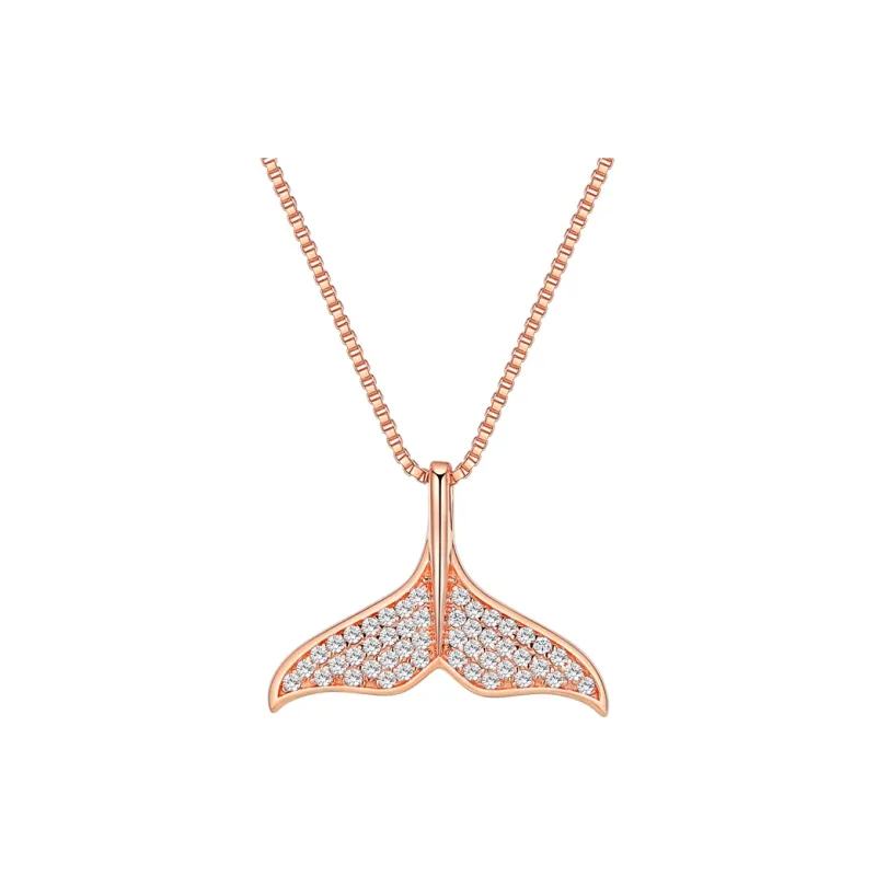 LONGFENG JEWEL S925 Silver Necklaces Women's-0