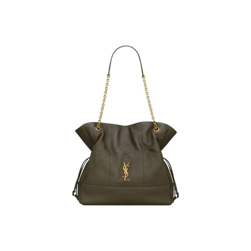SAINT LAURENT Jamie Sheepskin Tote Bag, Shopping Bag, Shoulder Bag Women's Light Musk-0