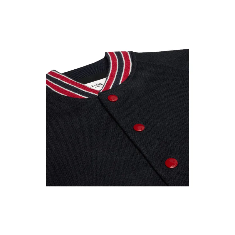 CELINE Teddy Jacket In Textured Wool-2