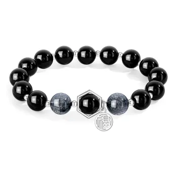 Lao Feng Xiang Obsidian Jade Bracelets Unisex