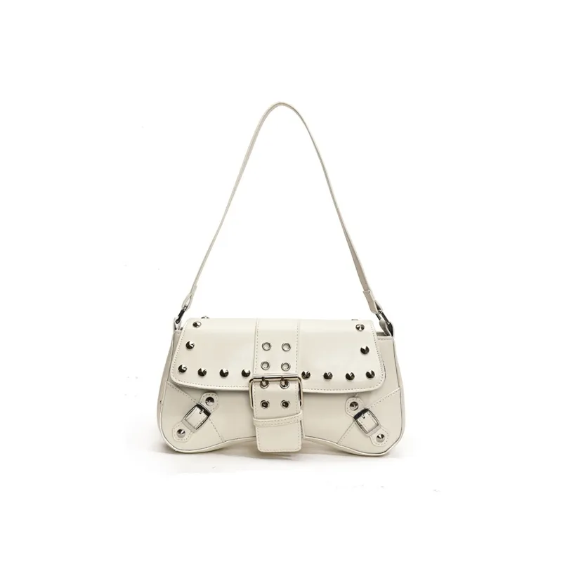 Yalu PU Shoulder Bag Women's White/Black/Red/Green/Brown-0