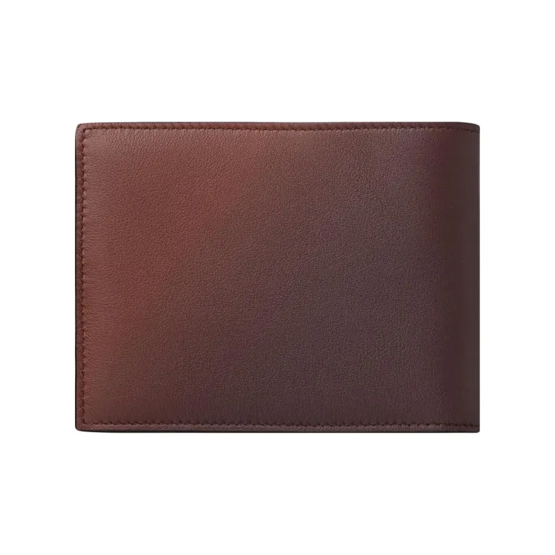 CARTIER Calfskin Wallet Women's Brown-1