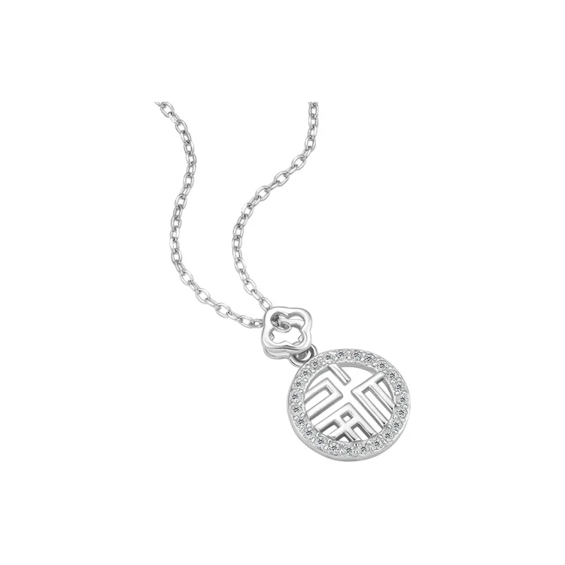 ZHOU LIU FU S925 Silver Necklaces Women's-2