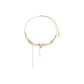 BOONEE ALUS Copper Plated With K Gold Necklaces Women's