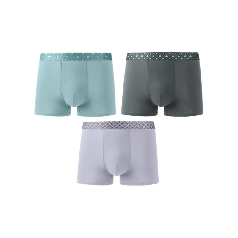 Qiao Ni Tong Underpants Men's 3 Pack-8