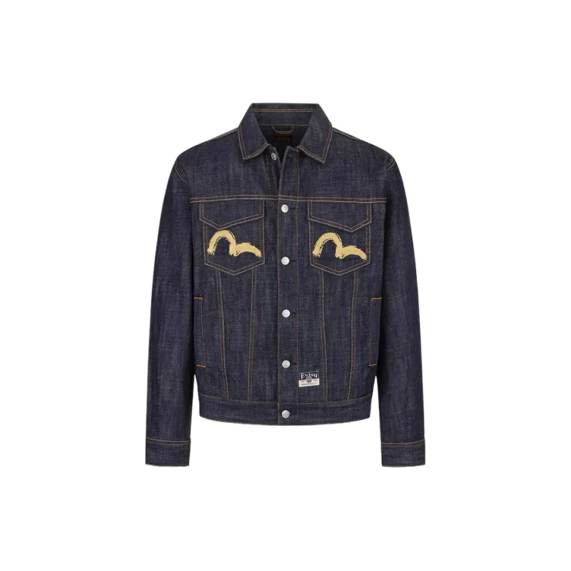 EVISU Denim Jacket Men's Denim Blue-1