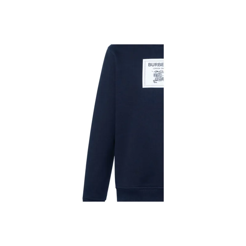 Burberry SS23 Sweatshirt Men's Smoky Marine Blue-4