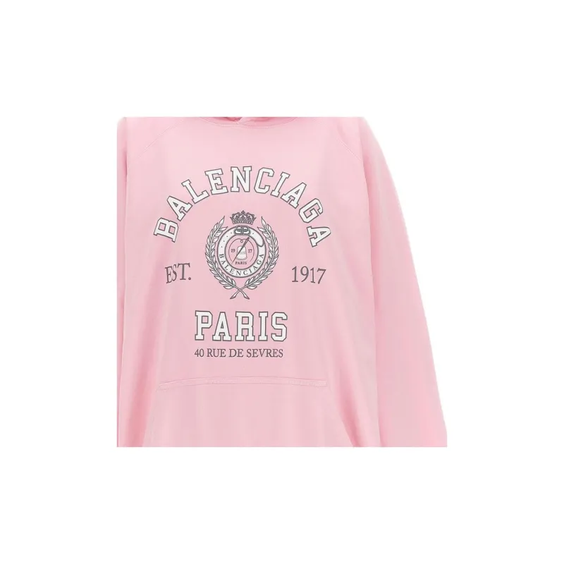 Balenciaga Hoodie 'Faded Pink'-3