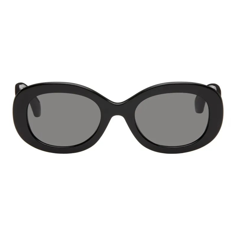 Vivienne Westwood Acetate Oval Sunglasses Women's Black-0
