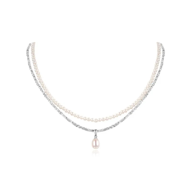 ZXIN JEWELRY Freshwater Pearl Necklaces Women's-0